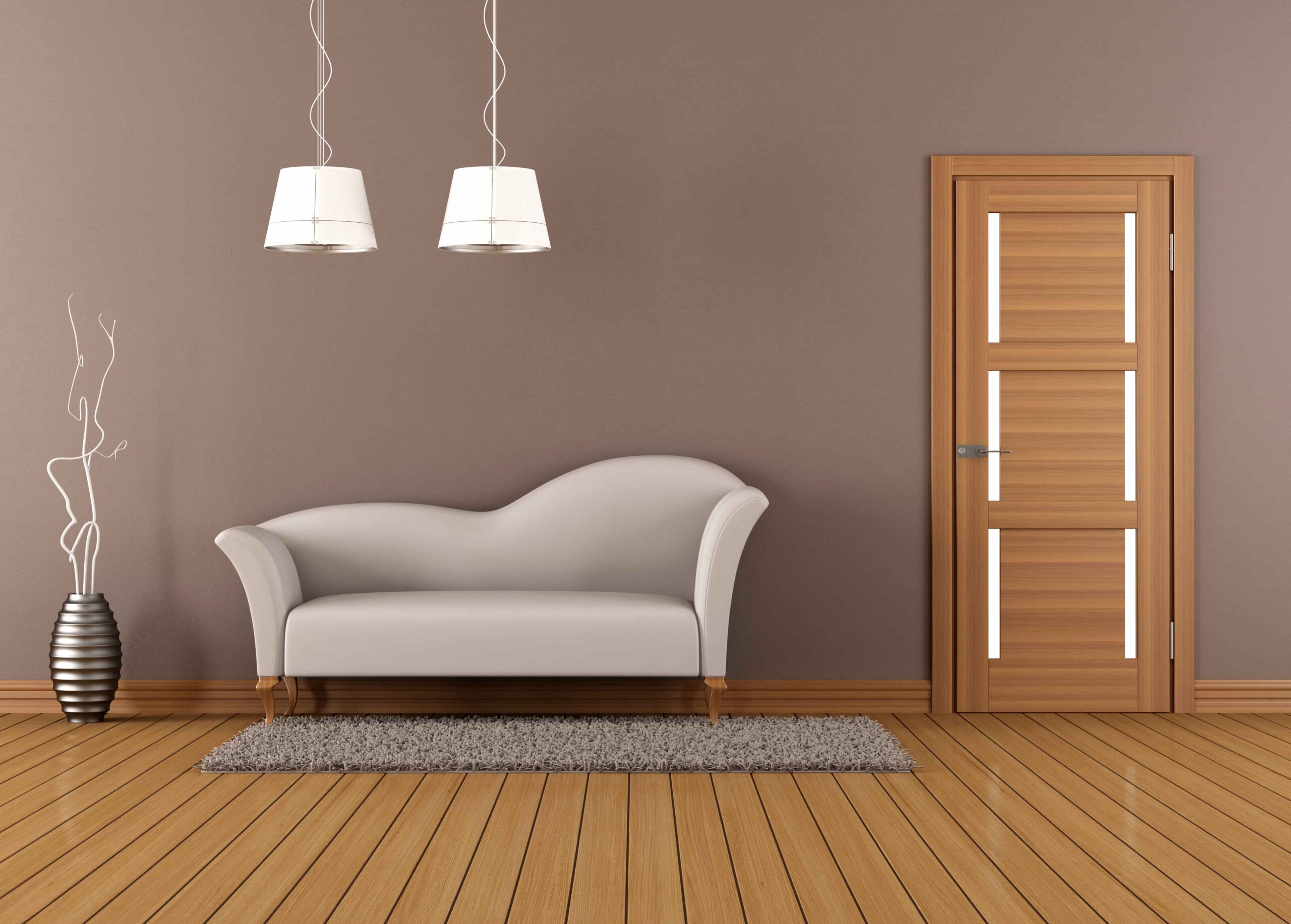 brown-living-room-with-white-sofa-min